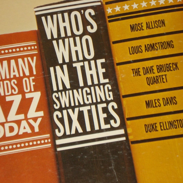 Who's Who In The Swinging Sixties vinyl record album, vintage Jazz vinyl record, Miles Davis, Dave Brubeck, Duke Ellington
