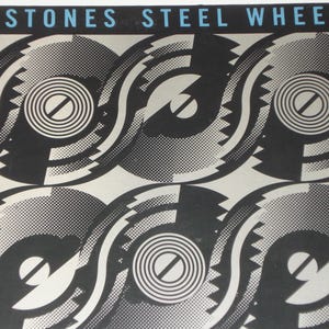 Rolling Stones vinyl record album, Steel Wheels vintage classic rock