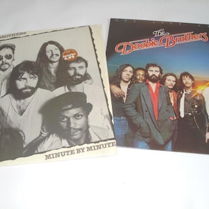 2 Doobie Brothers Vinyl Records, One Step Closer, Minute by Minute, Classic Rock lot