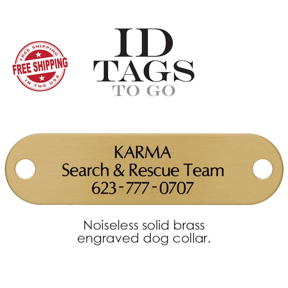 Noise free dog tags hotsell