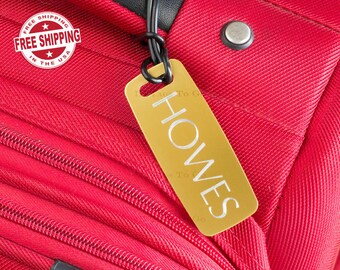 Luggage Tags Personalized. Golf Bag Tags. Engraved Tag ID Makes Identifying your Bags Easier. Engraved, Personalized, Customized. 1"x3"