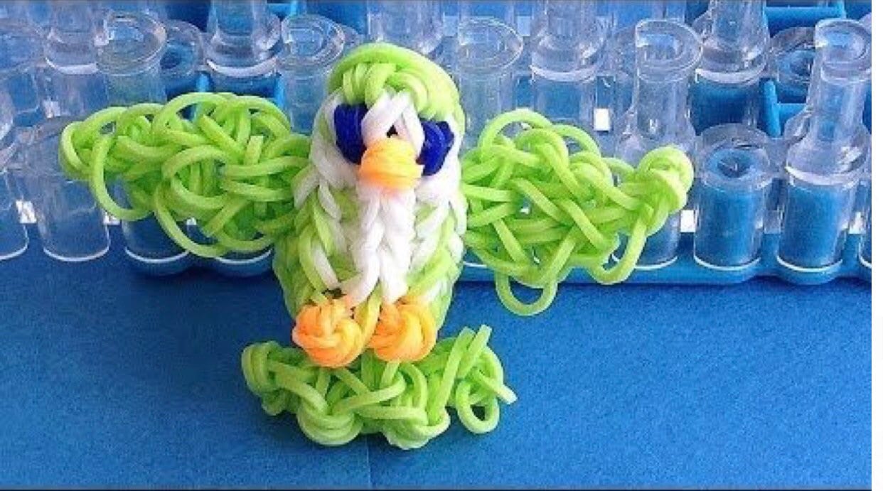 3д фигурки из резинок на станке
