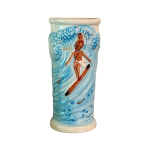 Surfer Girl Tiki Mug - Etsy