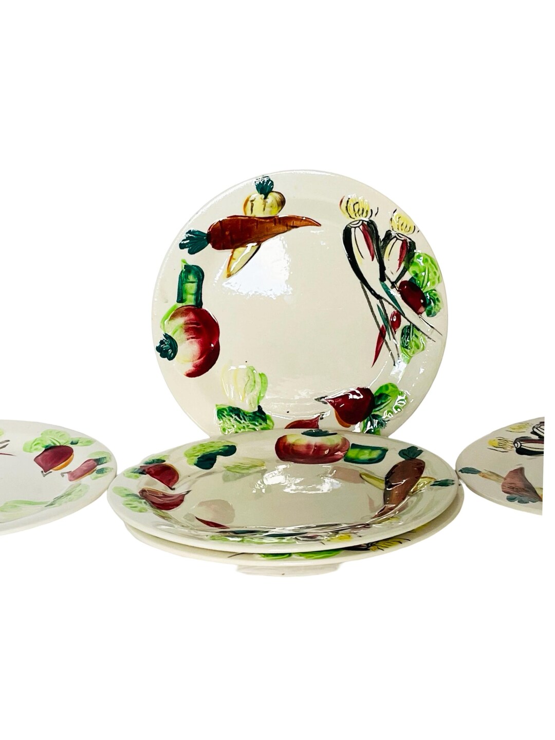Vintage Nasco Del Coronado Fruit Vegetable Japan Plates - Set of 5 - Etsy