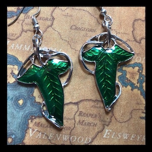 Pendientes de hoja élfica/ESDLA/Lorien