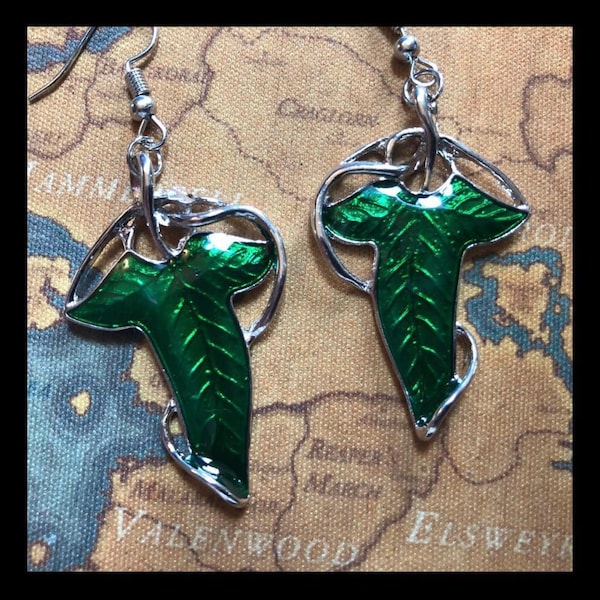 Elven leaf Earrings/LOTR/Lorien
