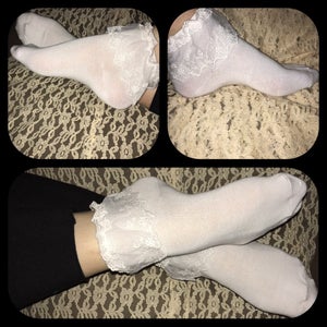 Victorian Frilly Lace Socks