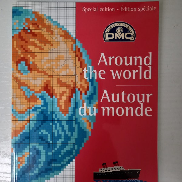 Carnet de point de croix Autour du monde