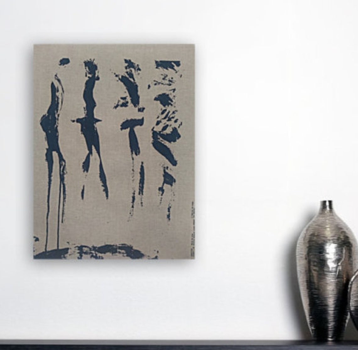 Print on Linen / Original hand painted Artwork Printed on Etsy