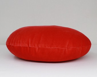 Velvet floor cushion, floor pillow seating, large floor pillow, floor cushion couch, kids round floor pillow