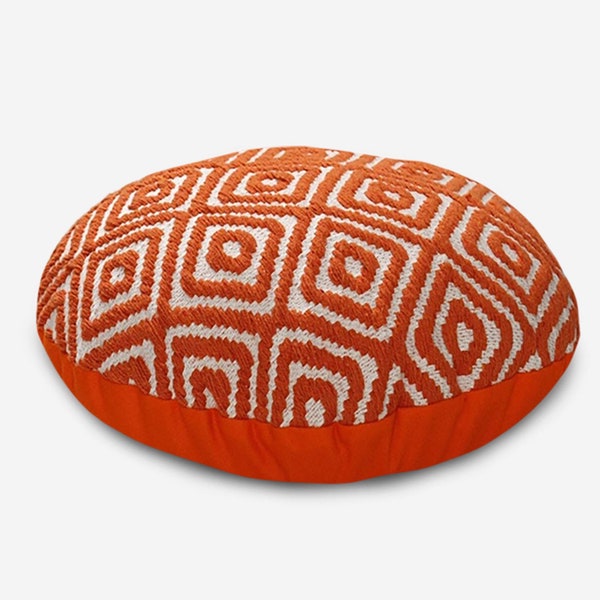 Floor cushion, round floor pillow pattern, large floor cushion, meditation cushion, floor pillow seating