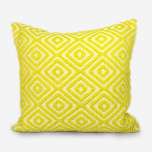 Neon yellow cushion cheap