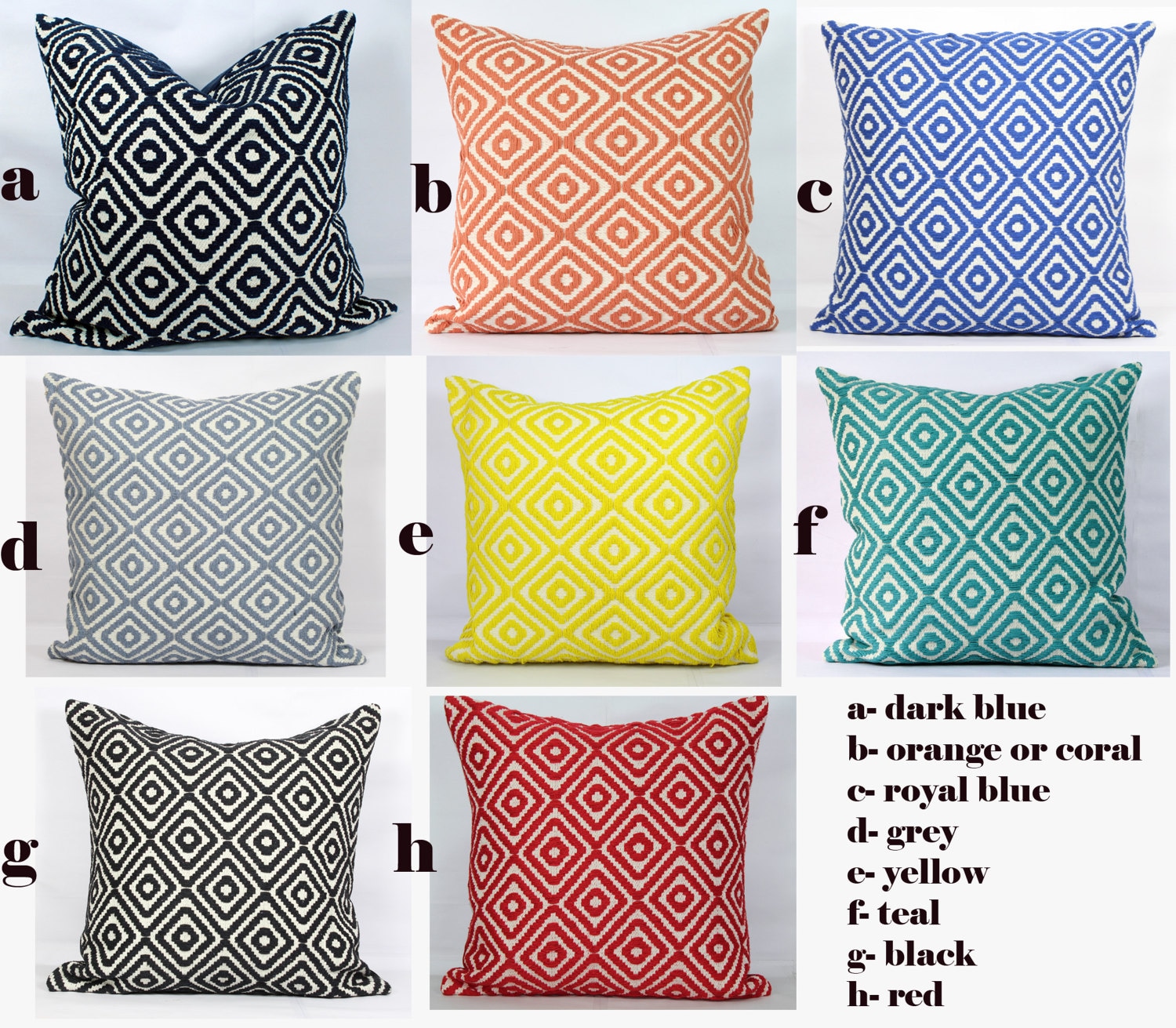 Decorative pillow covers 26x26 throw pillowcases 18x18 sofa Etsy