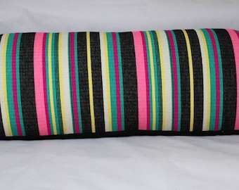 Pillow covers 24x16, extra long lumbar pillow, color bock pillow, 12x20 pillow cover, 14x40 pillow cover, lumbar throw pillow