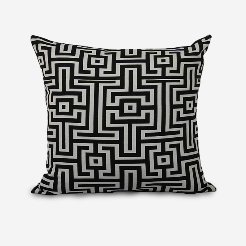 Black and white pillow covers 26x26 throw pillow covers Etsy