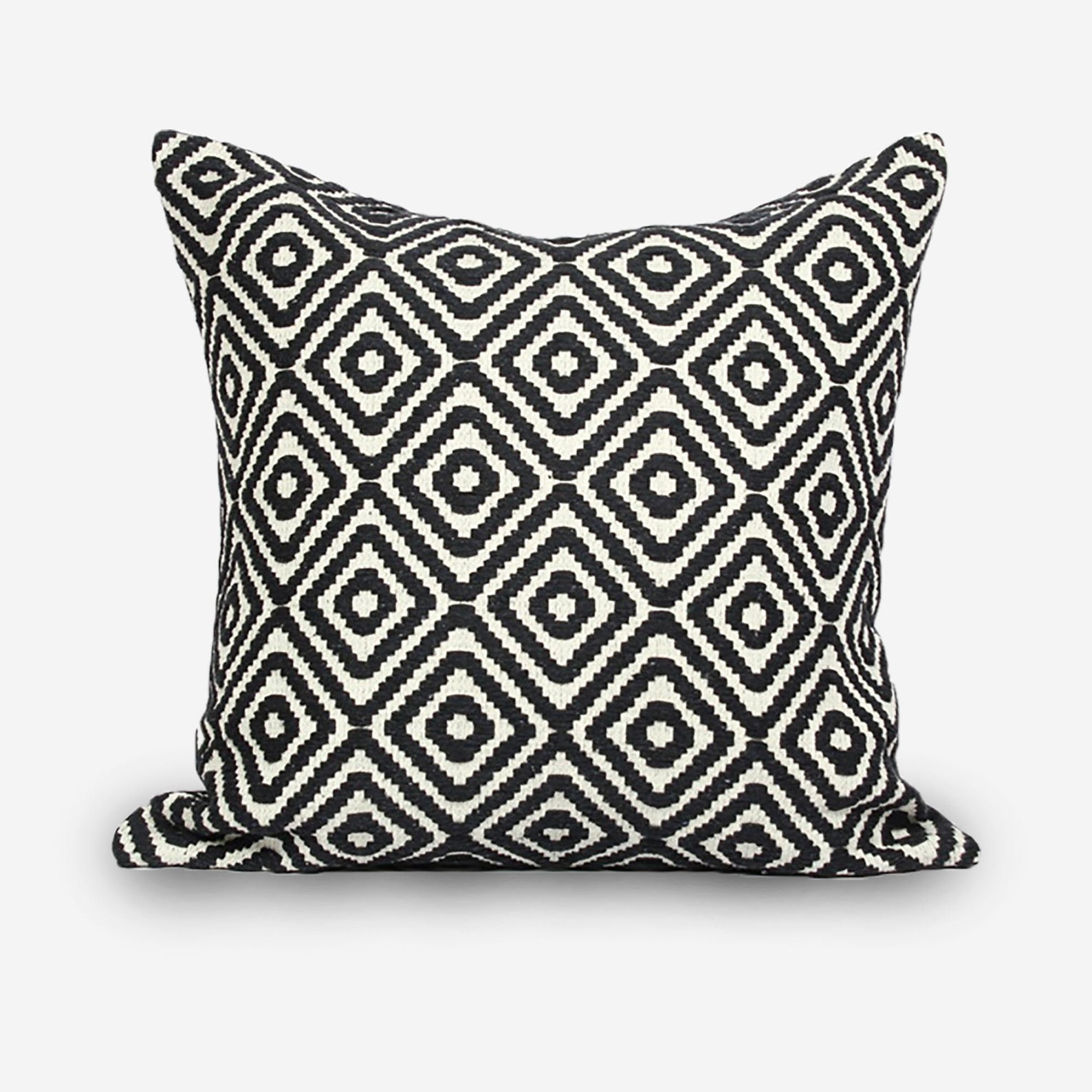 Throw pillows black and white euro shams 26x26 custom Etsy