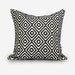 Black and white geometric pillow, 26x26 pillow cover, euro sham, throw pillows 24x24, cushion cover 16x16, pillow covers 20x20 
