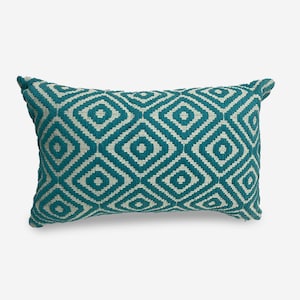 Pillow covers 24x16, teal lumbar throw pillow, 14x36 pillow cover, lumbar support pillow, 12x18 lumbar pillow, cushion cover, pillowcases