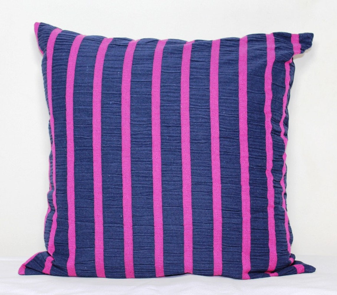 Striped pillow cover 26x26 pillow cases personalized euro Etsy