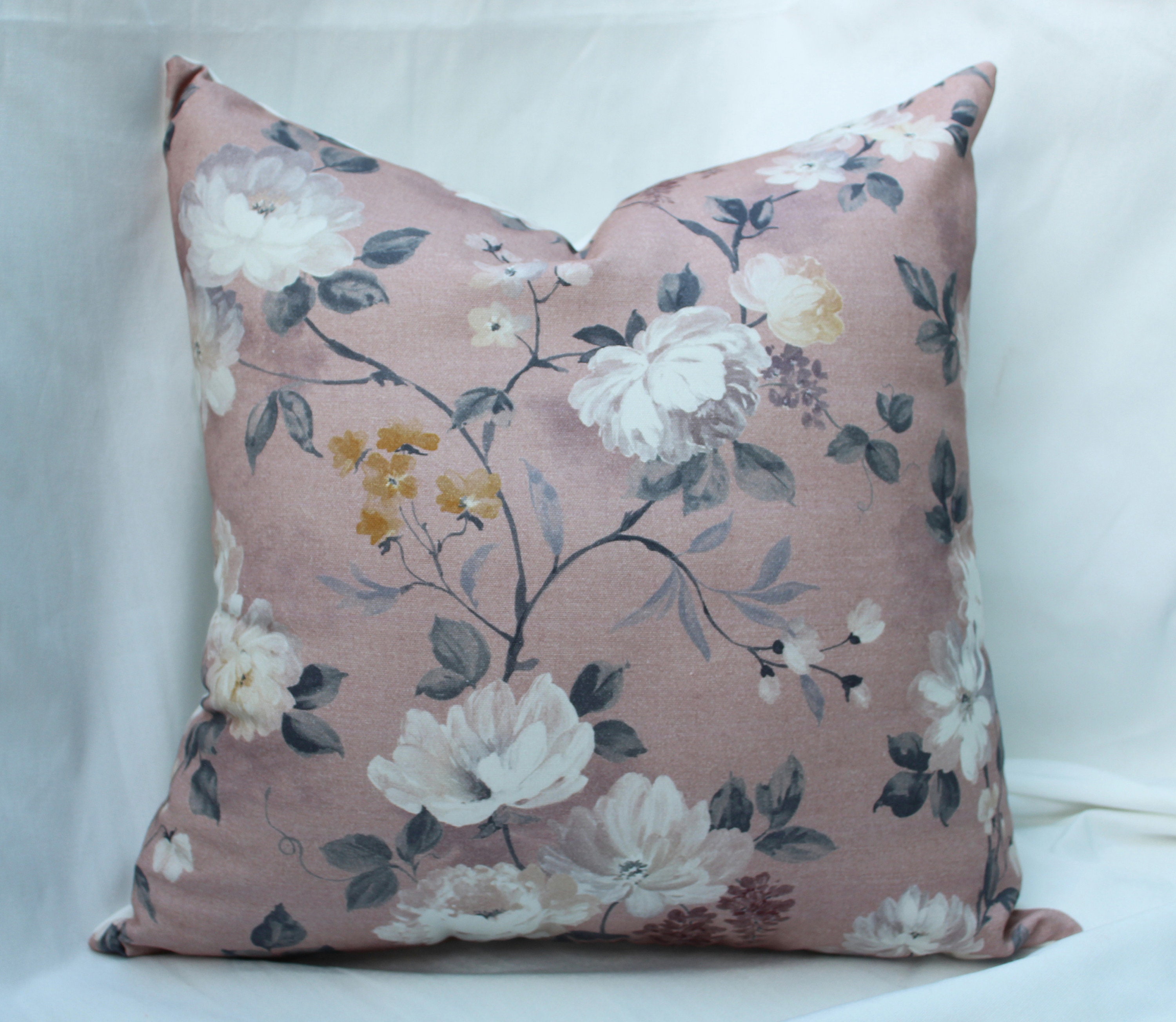 28x28 pillow cover 18 inch pillows floral print throw pillow Etsy