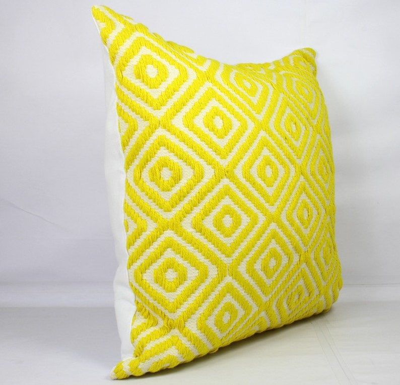 24x24 pillow cover yellow throw pillows sofa cushion covers Etsy