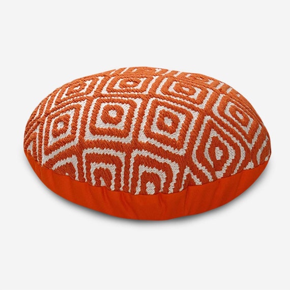 Floor Cushion Round Floor Pillow Pattern Large Floor Etsy