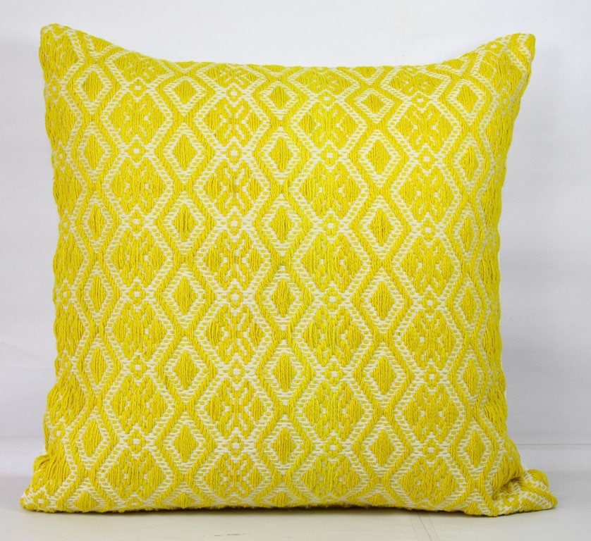 Lemon pillow yellow throw pillow covers 20x20 yellow pillow Etsy