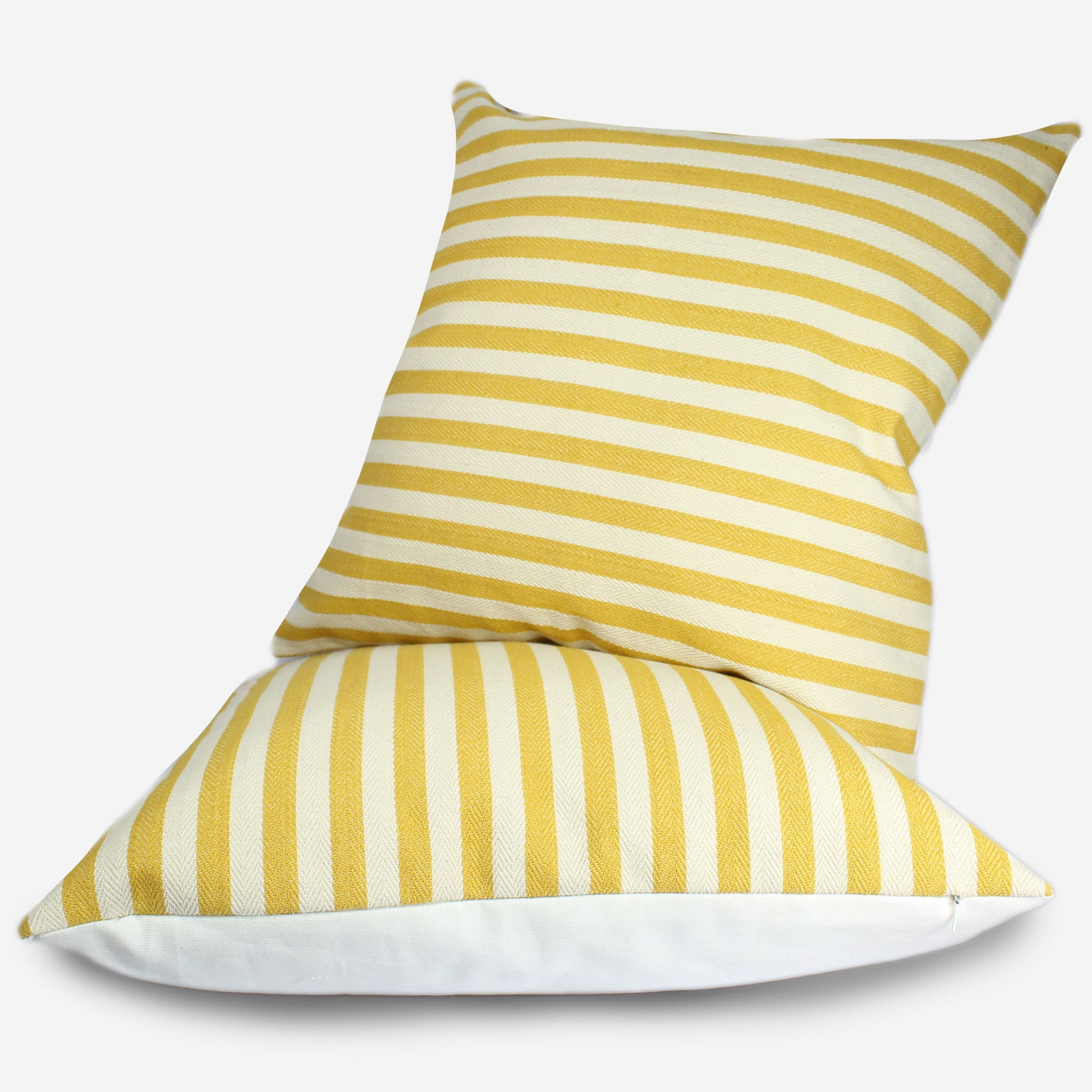 Yellow Striped Pillow 26x26 Pillow Cover Throw Pillow Covers Etsy