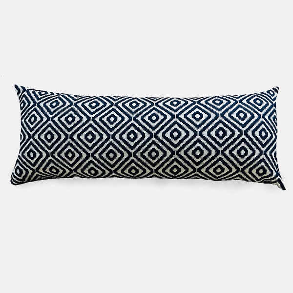 Geometric Lumbar Pillow Etsy