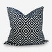 Navy cushion cover, large pillow covers, euro pillow covers, luxury throw pillows, euro bed pillow sham, boho blue pillow covers 20x20 
