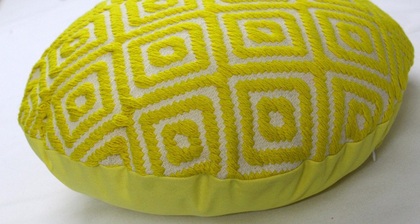 Floor Cushion Round Floor Pillow Pattern Large Floor Etsy