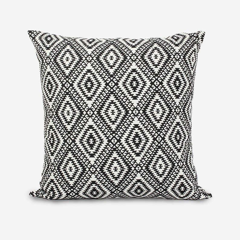 Black and white pillow covers 24x24 18 inch pillow covers Etsy