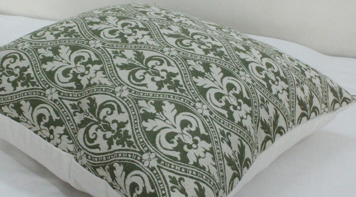 26x26 pillow cover damask green sofa cushion cover 24x24 Etsy
