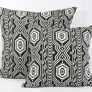 Cuscino geometrico bianco e nero, federe 18x18, federa euro 26x26, federe per cuscini 24x24