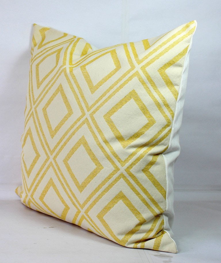 Lemon pillow yellow throw pillow covers 20x20 yellow pillow Etsy