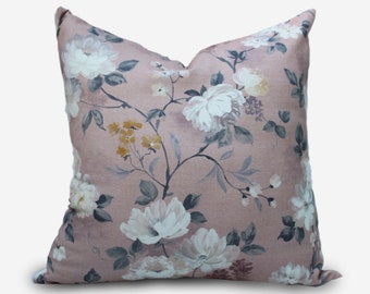 Luxury cushion cover, floral pillowcase, cotton pillow cover