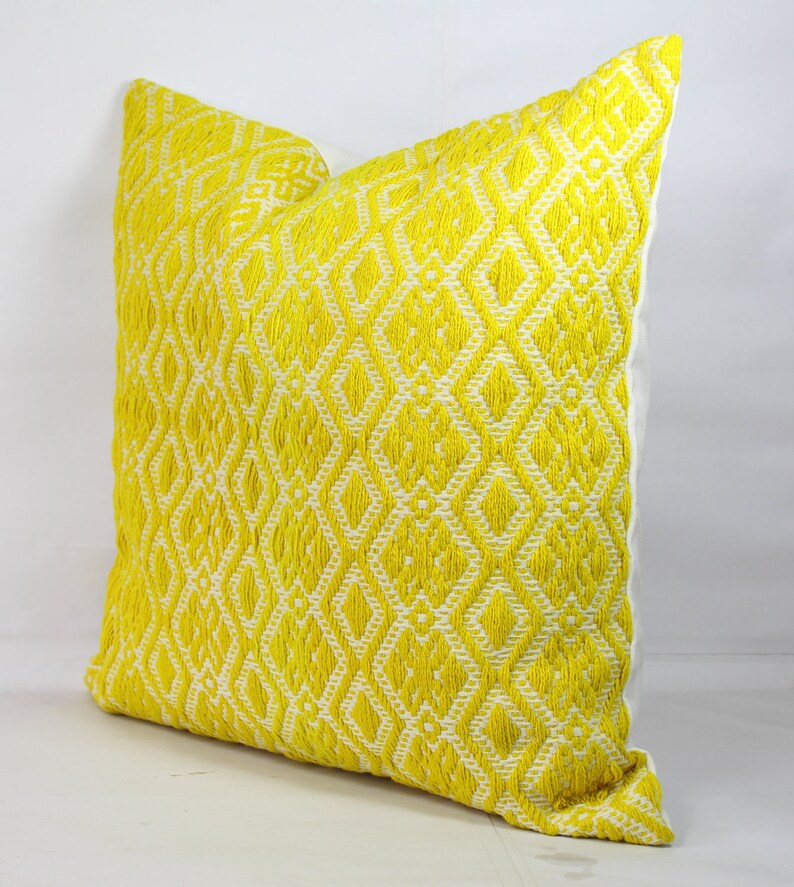 Pillow covers 20 x 20 18 inch pillow cover lemon yellow Etsy