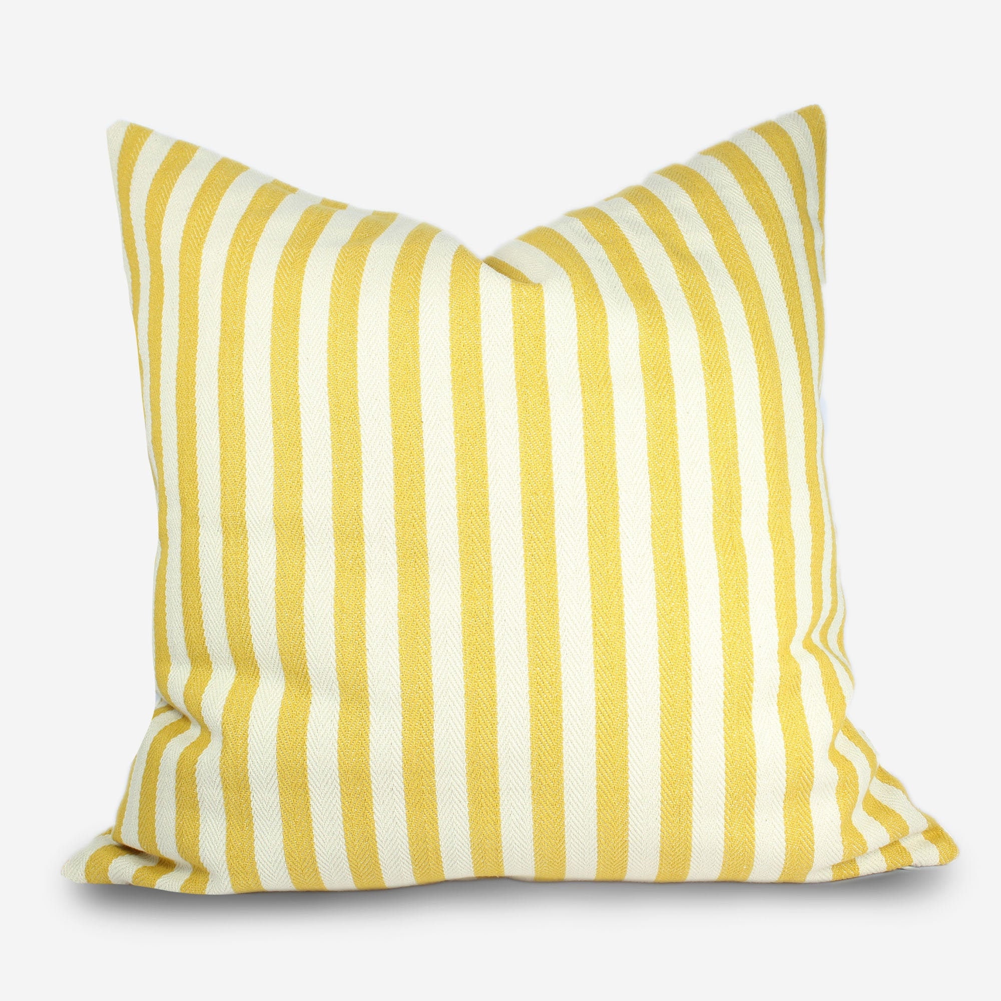 Yellow Striped Pillow 26x26 Pillow Cover Throw Pillow Covers Etsy