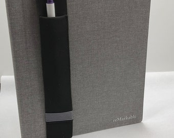 BLACK  Pencil Holder,  Remarkable tablet pencil holder, Pencil hugger, iPad pencil holder,stylus holder Remarkable tablet pencil holder