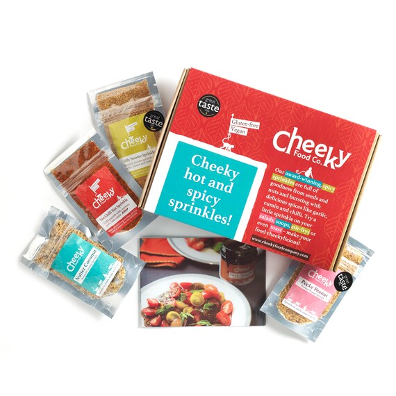 Christmas food gift 4 handmade savoury & spicy sprinkle set Etsy