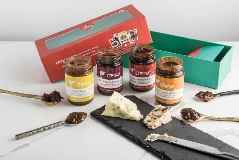 Chutney Gift Set 4 Handmade Chutneys in a Luxurious Box Etsy UK