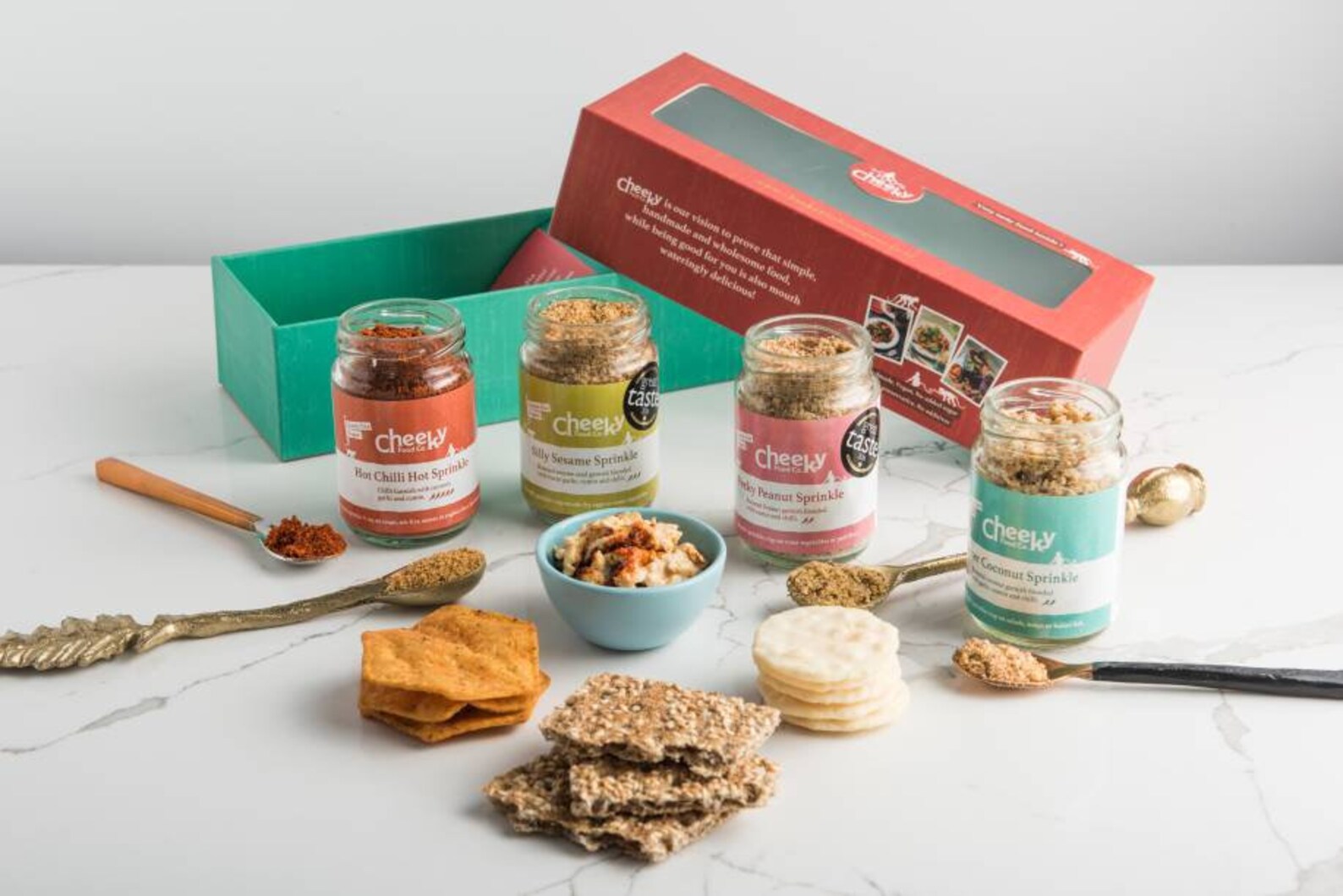 Healthy Food Gifts Premium gift box of 4 handmade vegan and Etsy