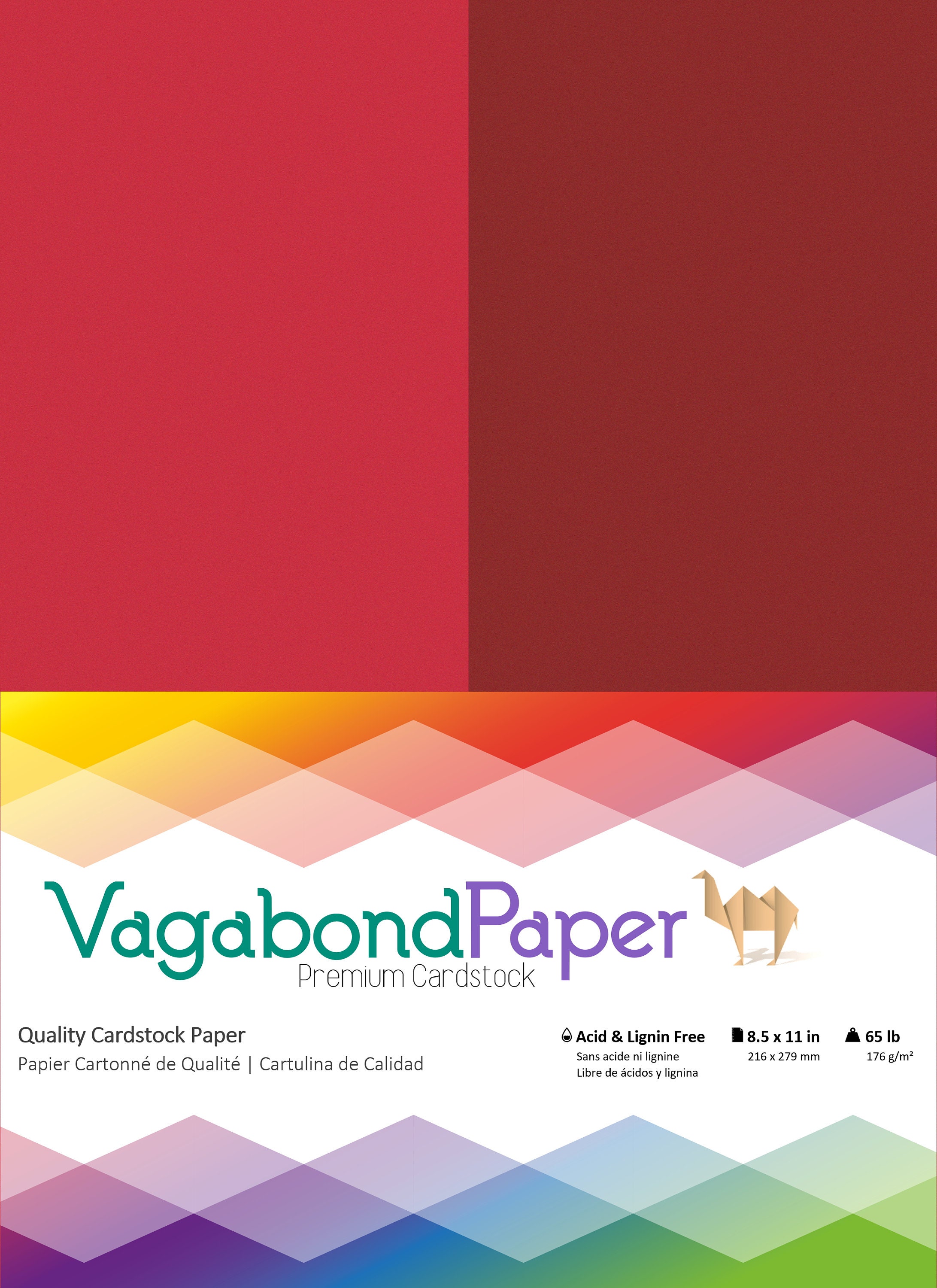 Premium Cardstock Paper 65 Lb 8.5 X 11 In. Perfect for Scrapbooking,  Cardmaking, & More Pick Color and Quantity 