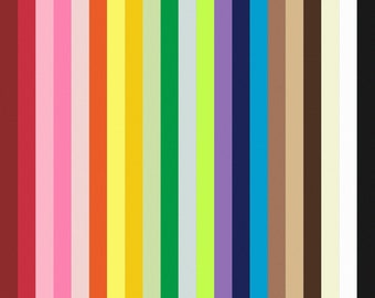 8" x 8" SQUARE 65 lb Cardstock 100+ sheets Rainbow Mix of Colors - 8x8 inch square sheets of Premium Crafting Cardstock - 21 Color Megapack