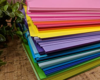 Premium Cardstock Paper - 65 lb 8.5 x 11 in. - Perfect for Scrapbooking, Cardmaking, & more! - Pick color and quantity!