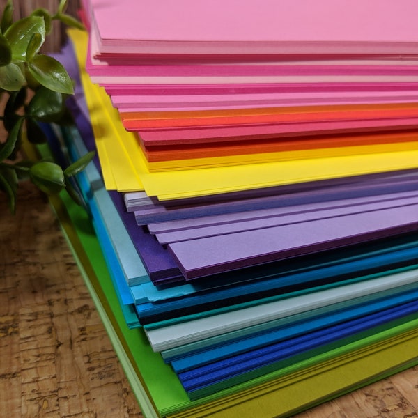 Premium Cardstock Paper - 65 lb 8.5 x 11 in. - Perfect for Scrapbooking, Cardmaking, & more! - Pick color and quantity!