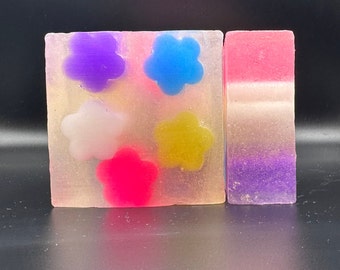 Glycerin Soap with Flowers
