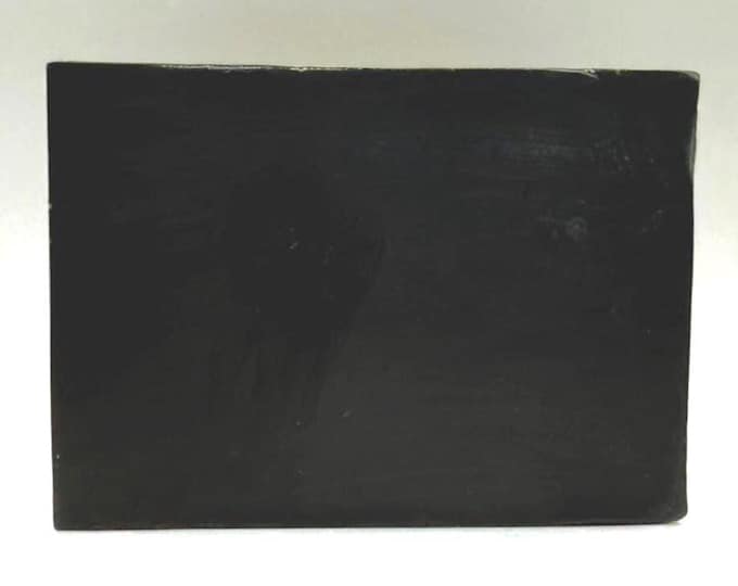 Cashmere Noir Vegan Glycerin Soap Bar with Activated Charcoal and Jojoba Oil