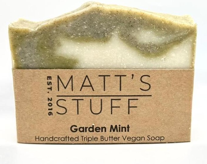 Garden Mint Spearmint Triple Butter Soap