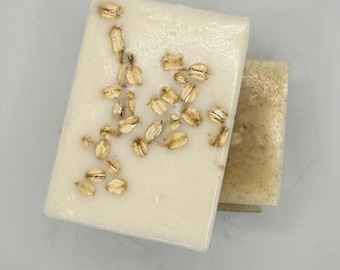 Cashmere and Oats Glycerin Seifenstück mit Sheabutter und kolloidem Haferflocken